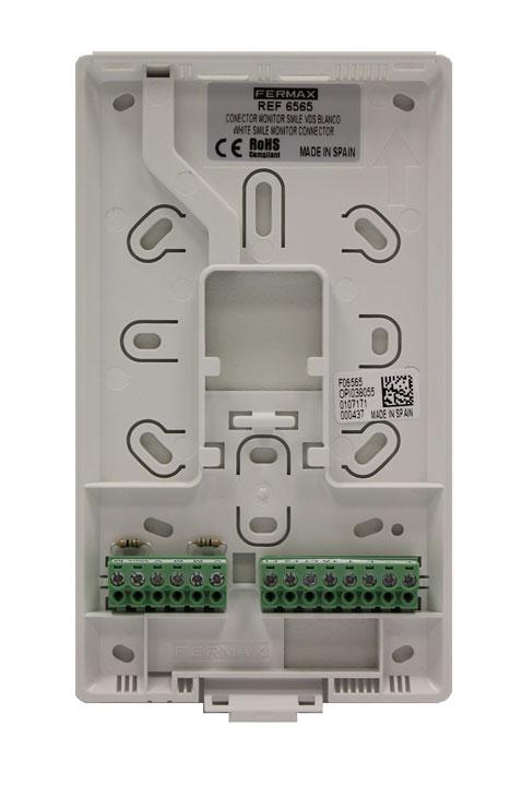 6565VideoporterosFermaxMonitorSmileConectorBlanco آیفون تصویری فرمکس 3.5 اینچ بدون حافظه - Smile Monitor